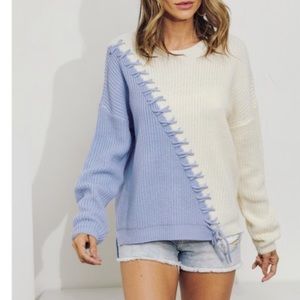 Split Color Sweater